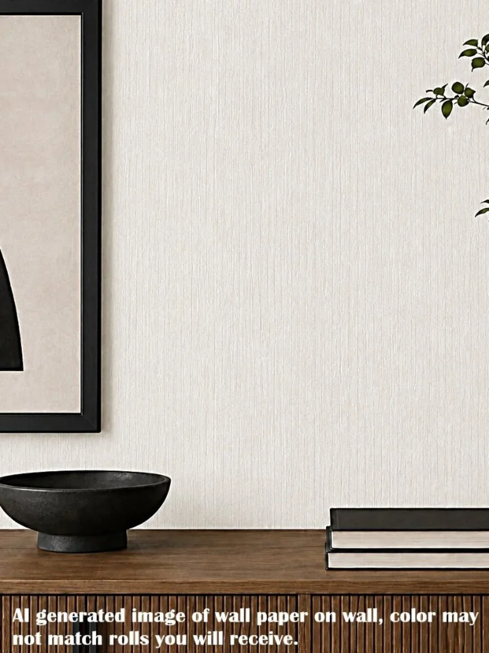 1 Roll Vinyl Pearl White Textured 3D Pre-pasted Wallpaper 20.5″ by 11 Yds Italy